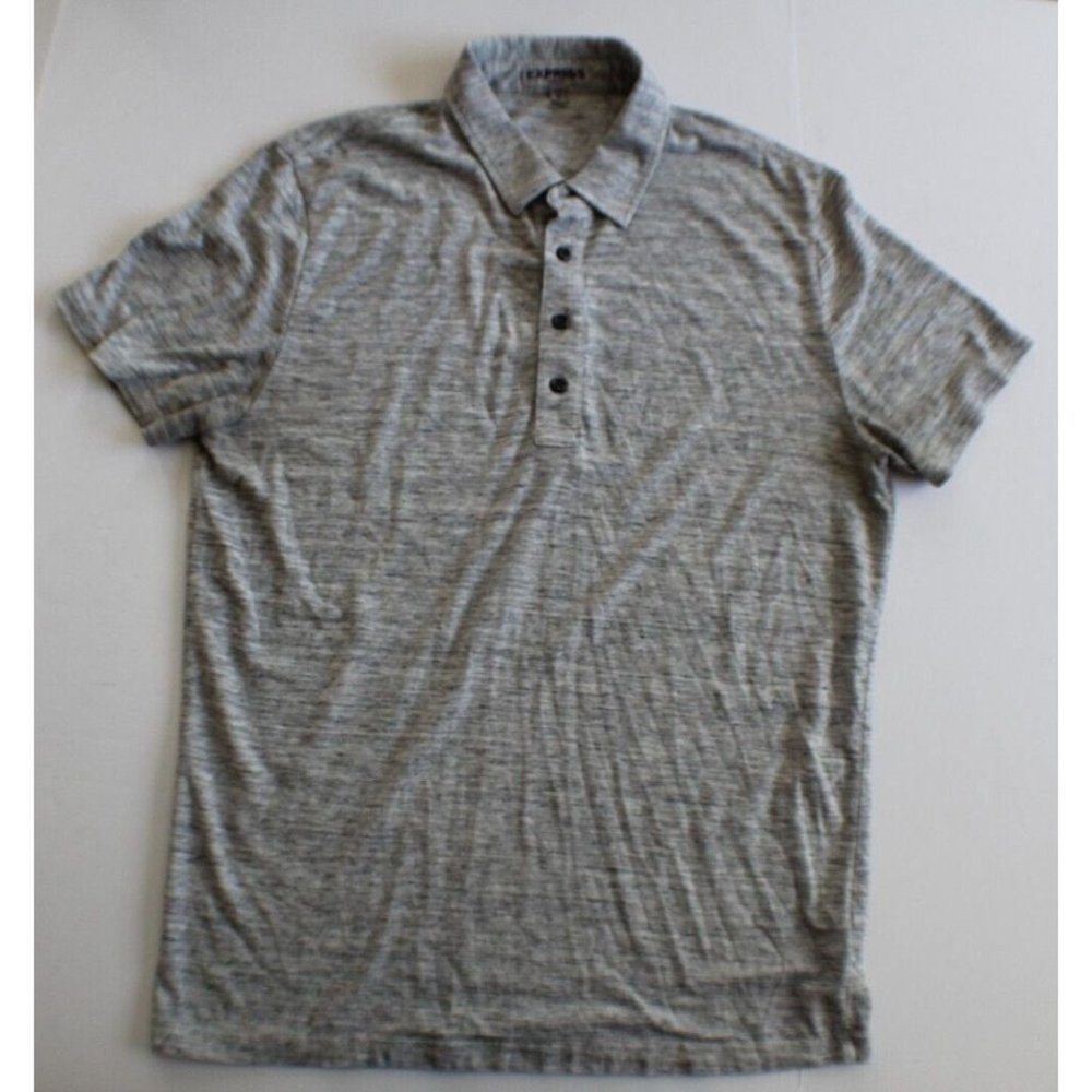 Express Stone Wash Stretch Fit Polo‎ Size Medium
